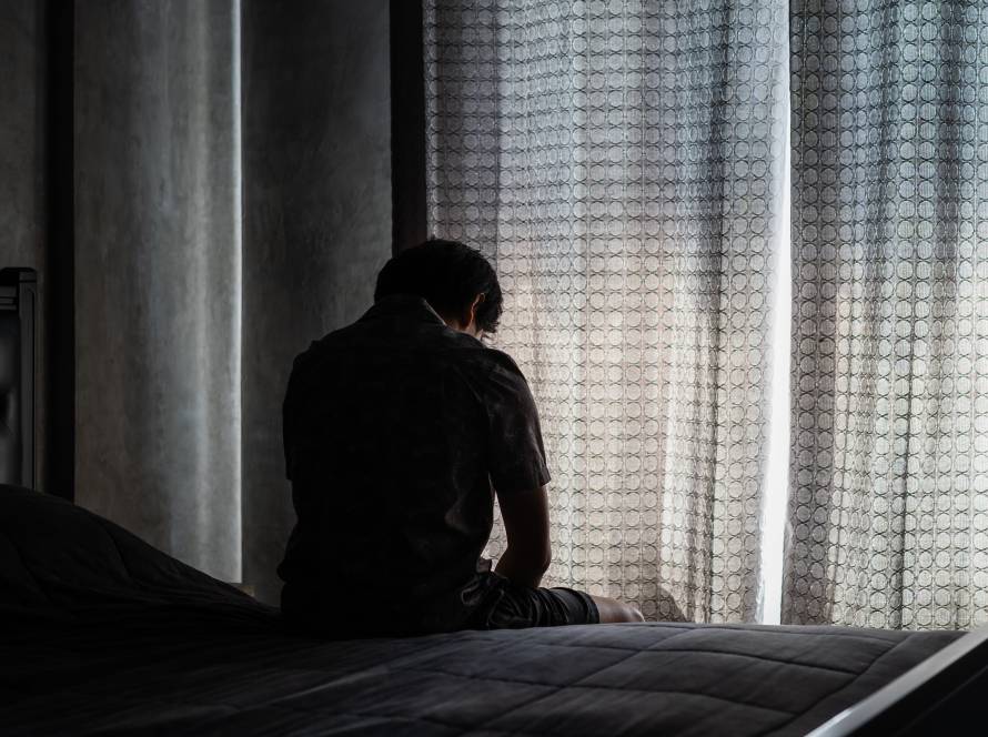 lonely young man depressed and stressed sitting in 2025 03 07 00 53 07 utc